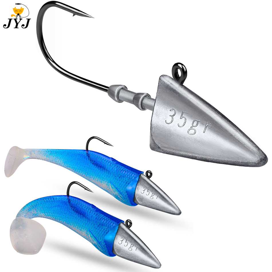 Fishing Hook Offset - ตะขอเบ็ดตกปลาแบบสามเหลี่ยม WODJYJ ขนาด 7 กรัม 10